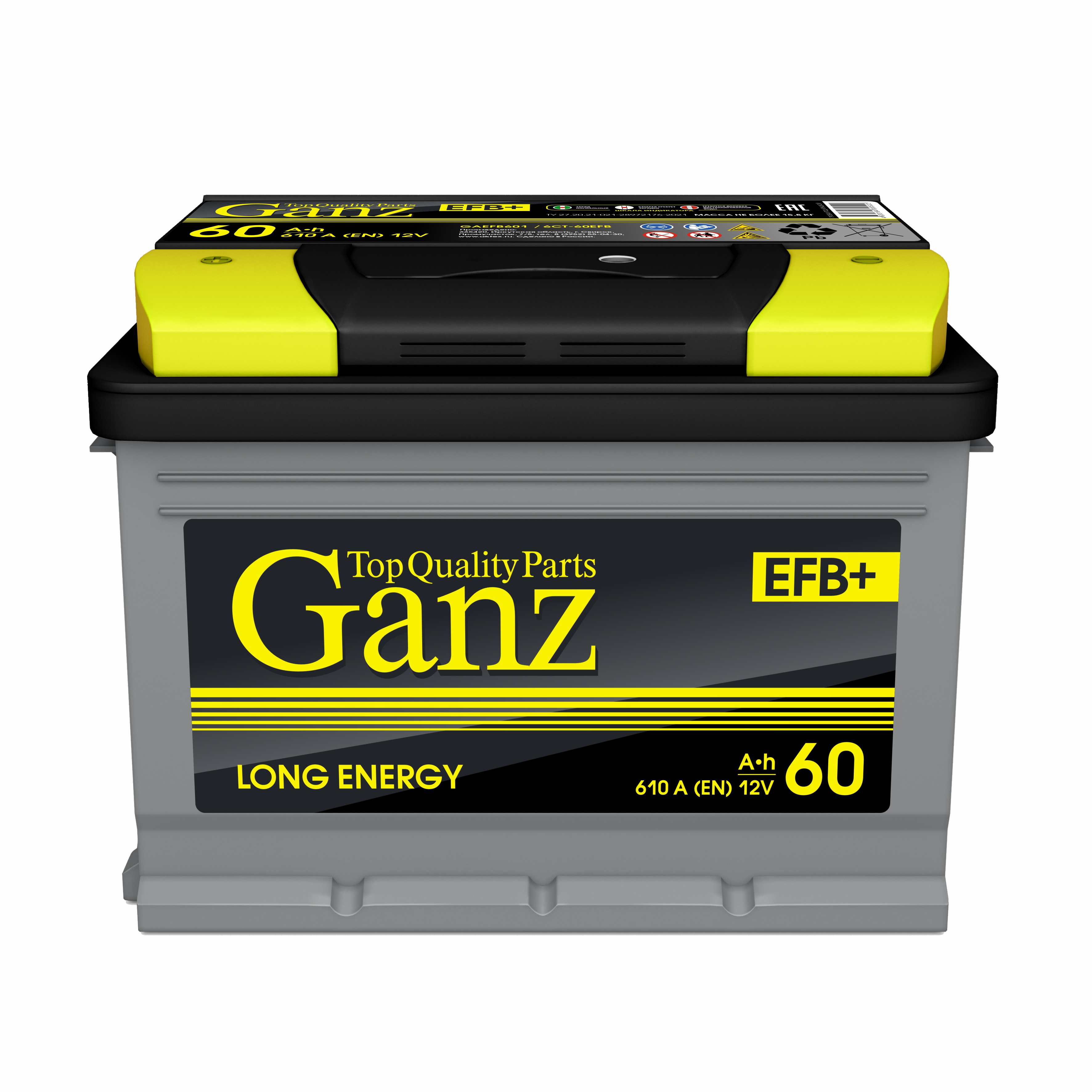 Аккумулятор Ganz GAEFB601