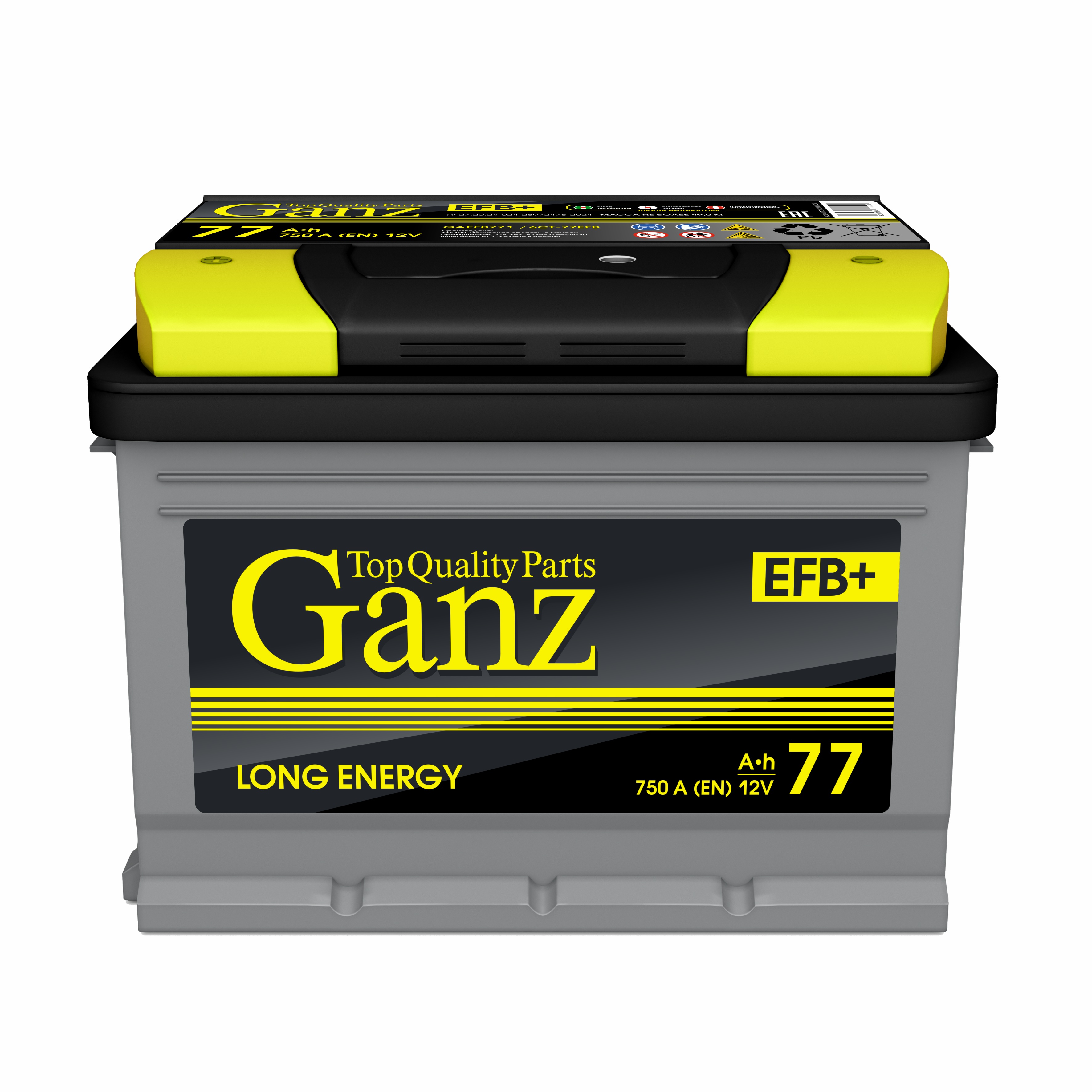 Аккумулятор Ganz GAEFB771