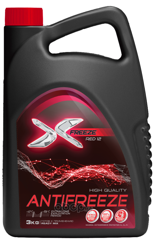 Антифриз X-FREEZE RED G11 готовый -40 красный 5 кг 430206074